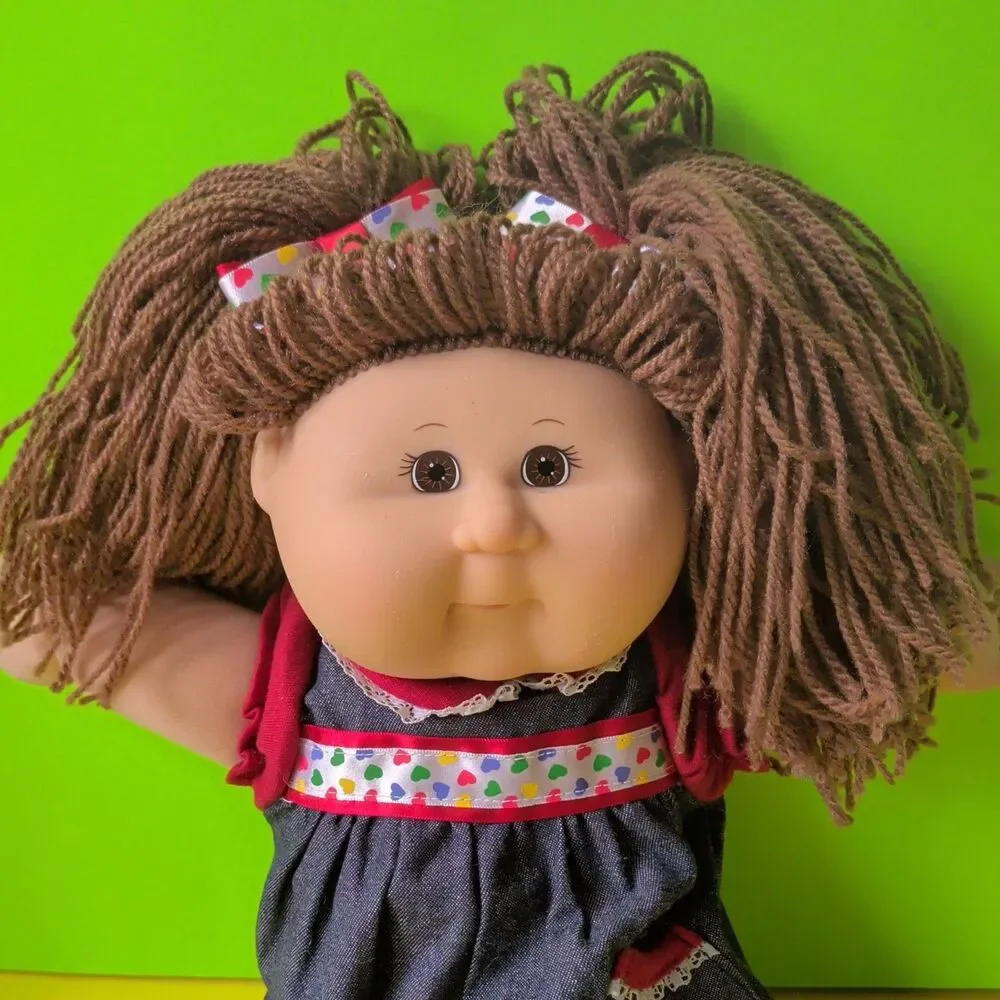 Cabbage Patch Kids 2004 PA-3 Doll Brown eyes Brown Hair W/Outfit play along pa-3
